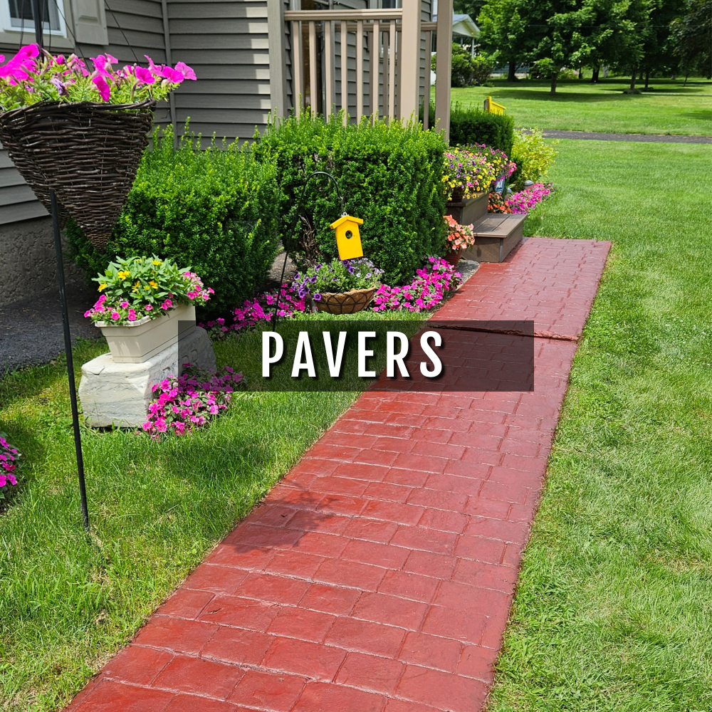 Stained Concrete Paver Projects